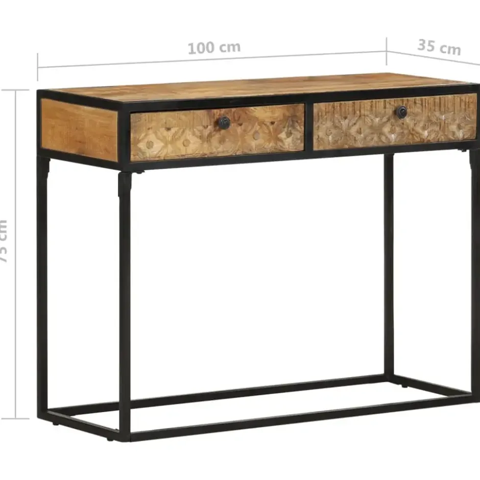 vidaXL - Console Tafel - Bruin - Hout