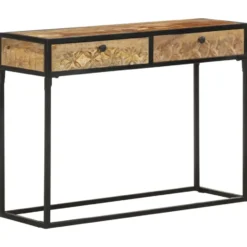 vidaXL - Console Tafel - Bruin - Hout