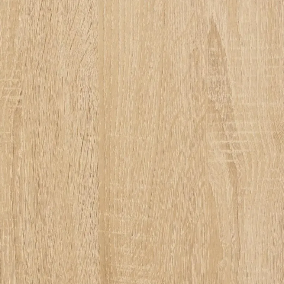 vidaXL - Consoletafel - Sonoma eiken - Bewerkt hout - 140x23x75 cm