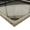 vidaXL - 5-delige Tuinset donkergrijs kussens - Grijs - PE rattan - 110x106 cm