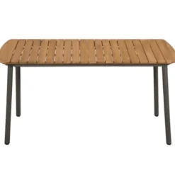 vidaXL - 5-delige Tuinset 4 fauteuils - Zwart - Textileen - 140x70 cm