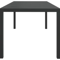 vidaXL - 7-delige Tuinset met kussens - Grijs - Poly rattan en HKC - 185x90 cm