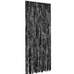vidaXL - Deurgordijn - Antraciet - Polypropyleen - 90 x 200 cm