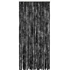 vidaXL - Deurgordijn - Antraciet - Polypropyleen - 90 x 200 cm