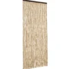 vidaXL - Deurgordijn - Beige - Polypropyleen - 90 x 200 cm