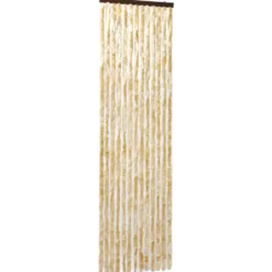 vidaXL - Deurgordijn - Beige - Polypropyleen - 90 x 200 cm