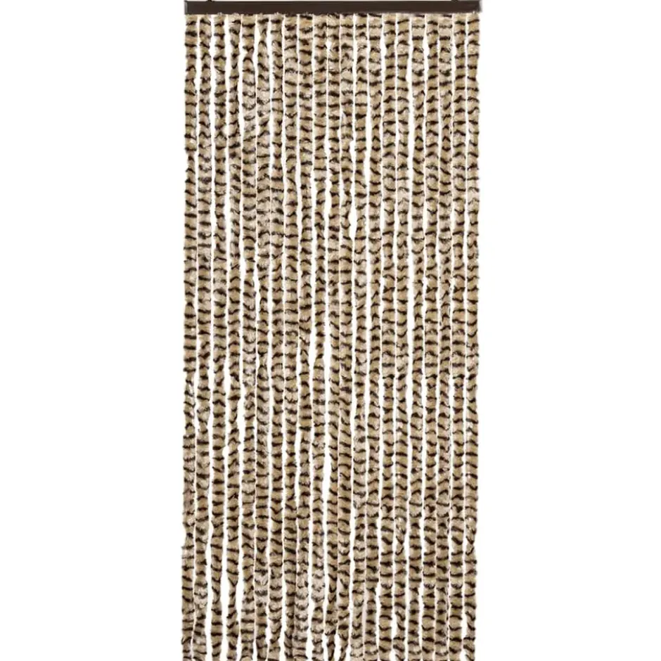 vidaXL - Deurgordijn - Beige - Polypropyleen - 90 x 220 cm