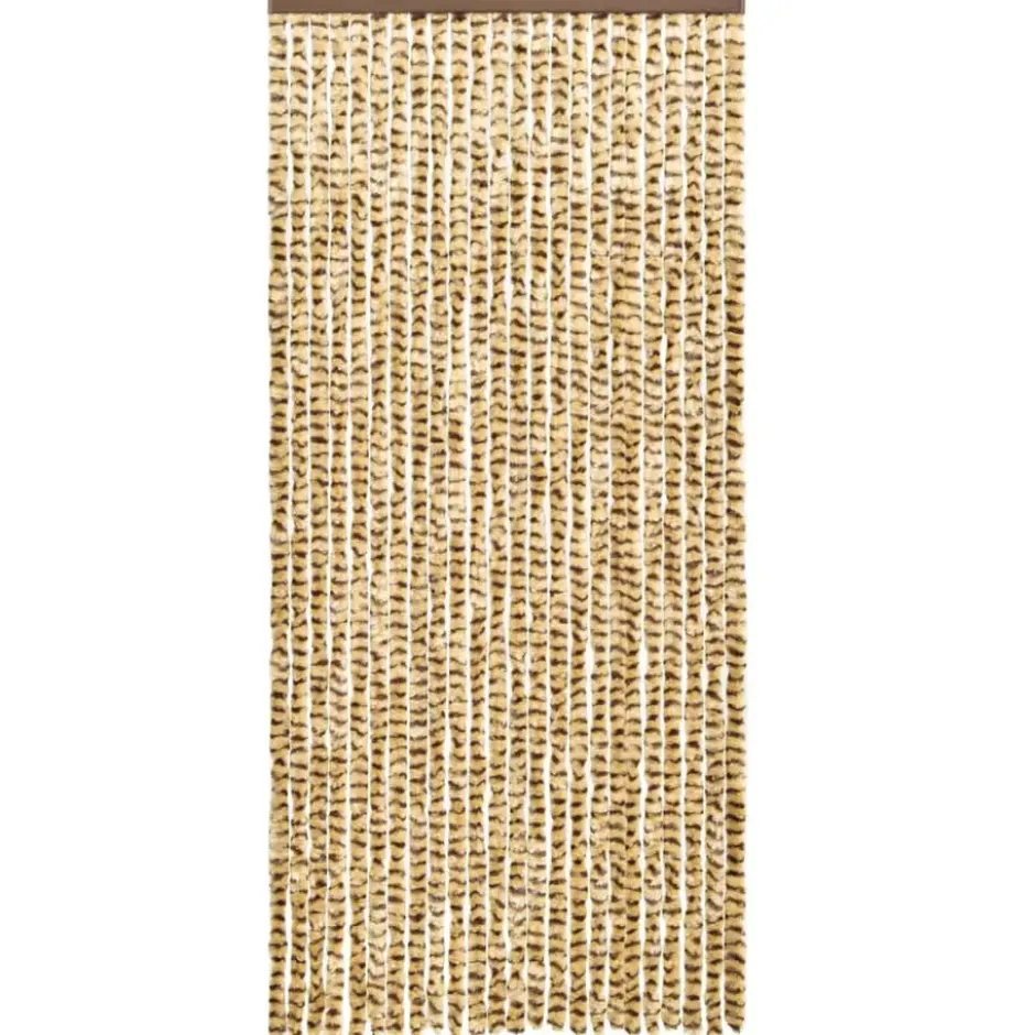 vidaXL - Deurgordijn - Beige - Polypropyleen - 90 x 220 cm