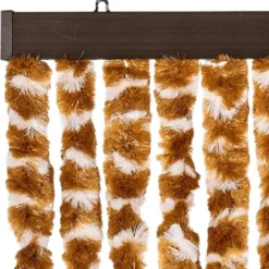 vidaXL - Deurgordijn - Geel - Polypropyleen - 100 x 220 cm