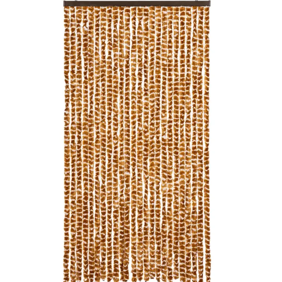 vidaXL - Deurgordijn - Geel - Polypropyleen - 100 x 220 cm