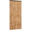 vidaXL - Deurgordijn - Geel - Polypropyleen - 90 x 220 cm
