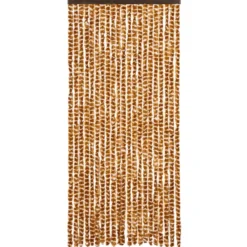 vidaXL - Deurgordijn - Geel - Polypropyleen - 90 x 220 cm