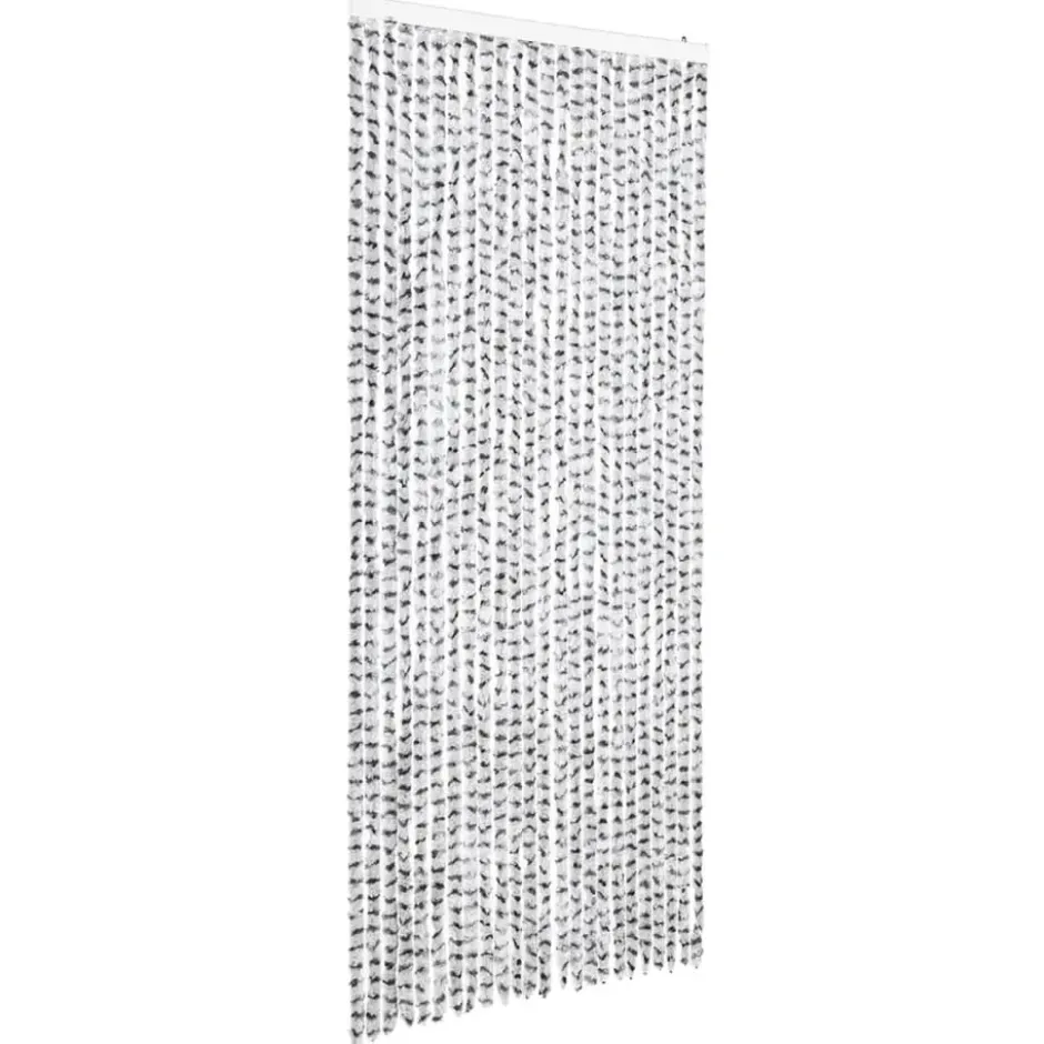vidaXL - Deurgordijn - Grijs - Polypropyleen - 100 x 220 cm