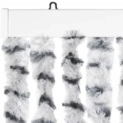 vidaXL - Deurgordijn - Grijs - Polypropyleen - 100 x 220 cm