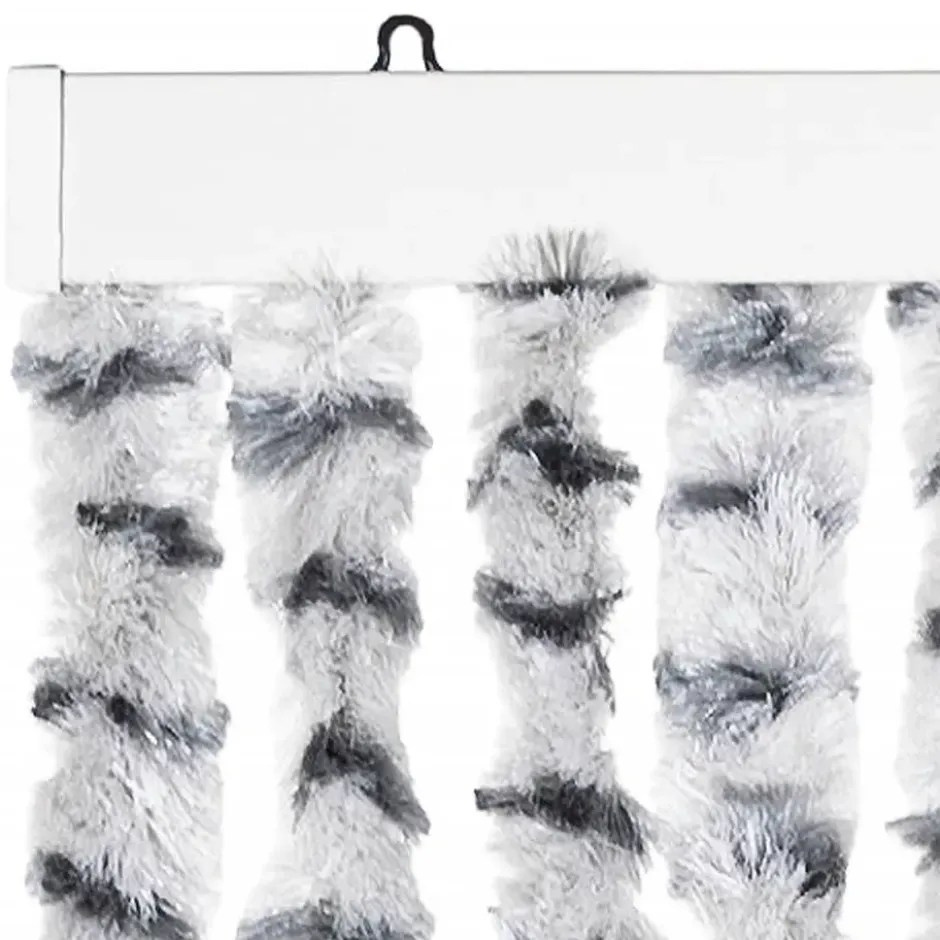 vidaXL - Deurgordijn - Grijs - Polypropyleen - 100 x 220 cm