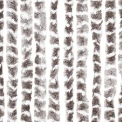 vidaXL - Deurgordijn - Taupe - Polypropyleen