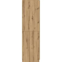 vidaXL - 2-deurs Kledingkast met 2 lades - Hout - artisan eiken - 80x52x180 cm