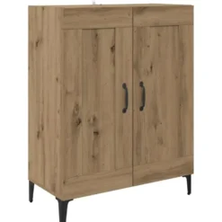 vidaXL - Dressoir Artisan Eiken 69,5x34x90 cm Bewerkt hout