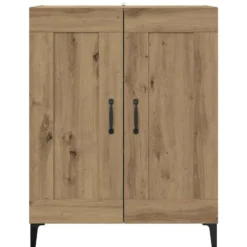 vidaXL - Dressoir Artisan Eiken 69,5x34x90 cm Bewerkt hout