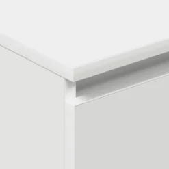 vidaXL - Dressoir - Wit - Bewerkt hout