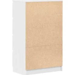 vidaXL - Dressoir - Wit - Bewerkt hout