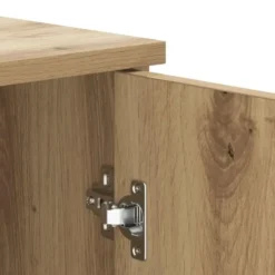 vidaXL - Dressoir 80x36x75 cm bewerkt hout artisanaal eikenkleur