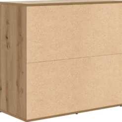vidaXL - Dressoir 80x36x75 cm bewerkt hout artisanaal eikenkleur
