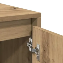 vidaXL - Dressoir 102x33x75 cm bewerkt hout artisanaal eikenkleurig