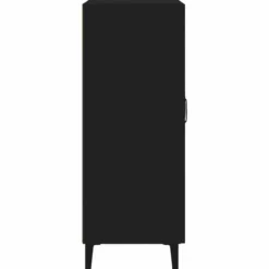 vidaXL - Dressoir 69,5x34x90 cm bewerkt hout zwart dressoir