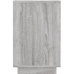 vidaXL - Dressoir 102x35x55 cm Grijs Bewerkt hout