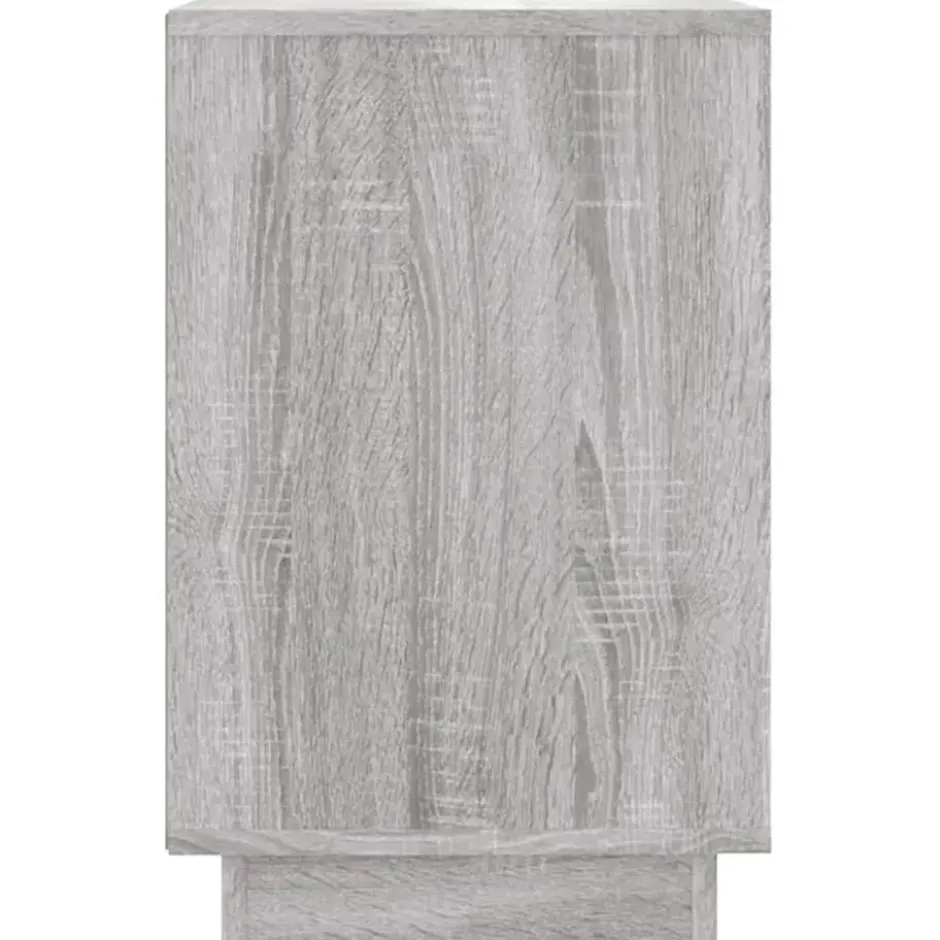 vidaXL - Dressoir 102x35x55 cm Grijs Bewerkt hout