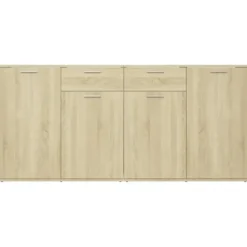 vidaXL - Dressoir 160x36x75 cm spaanplaat sonoma eikenkleurig