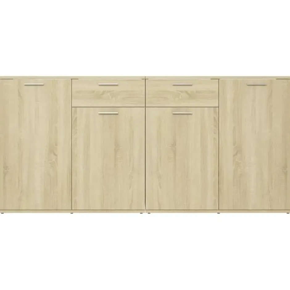 vidaXL - Dressoir 160x36x75 cm spaanplaat sonoma eikenkleurig