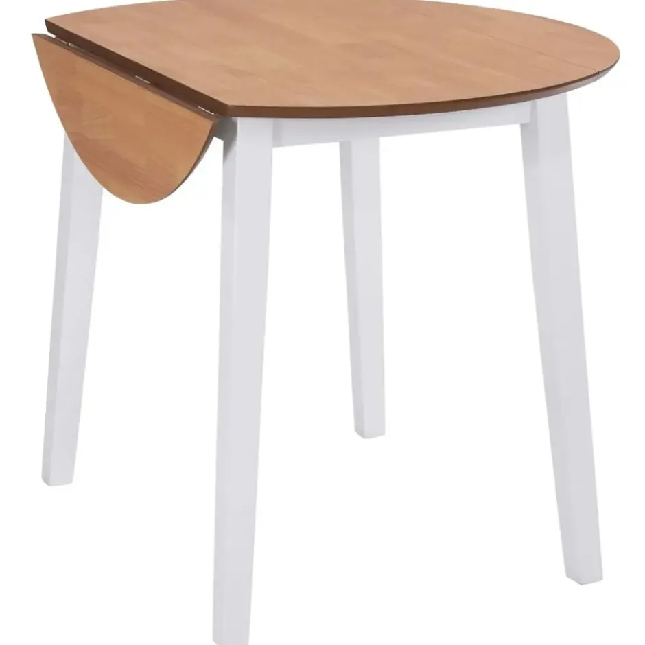 vidaXL - Eetkamertafel - Wit - MDF