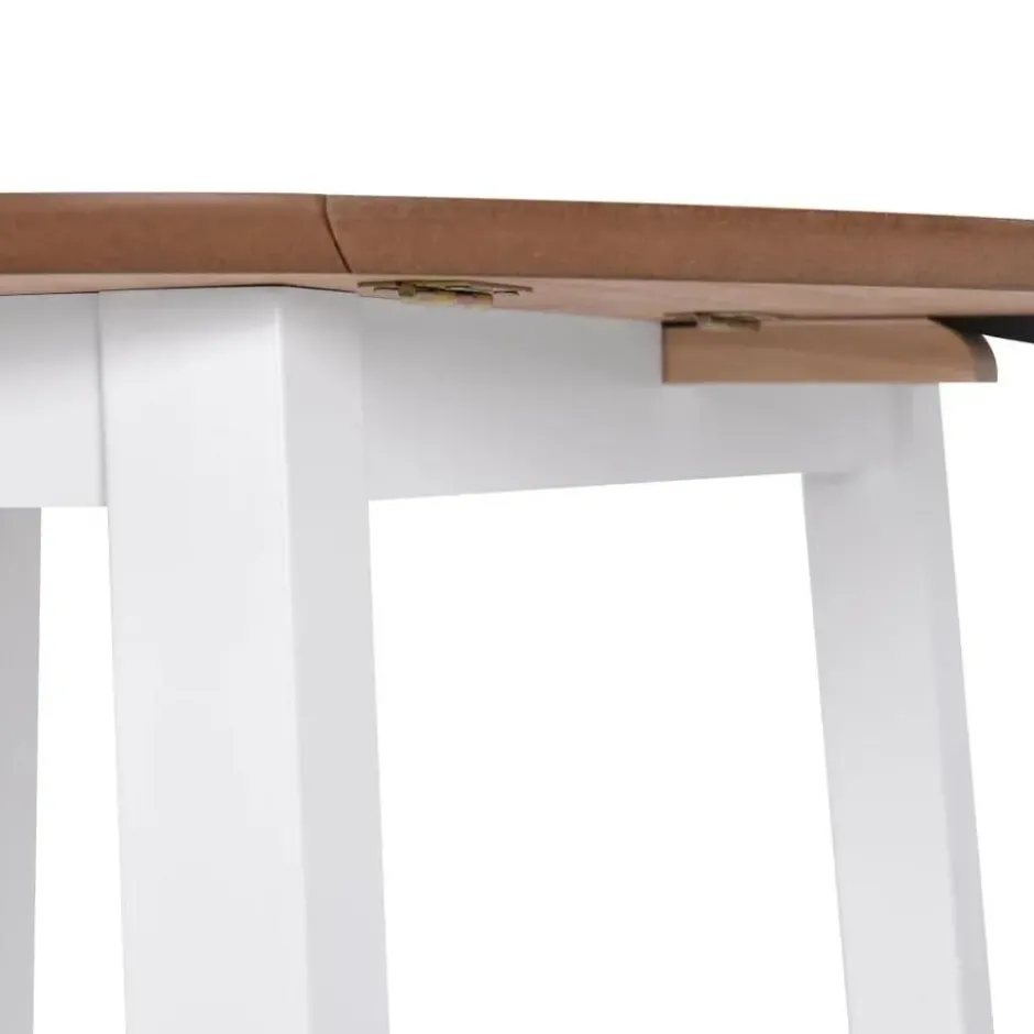vidaXL - Eetkamertafel - Wit - MDF