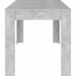 vidaXL Eettafel - Betongrijs - Bewerkt hout - 140x74.5x76 cm