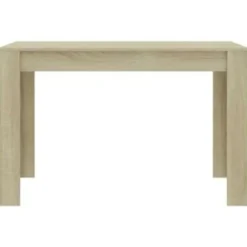 vidaXL - Eettafel - Bruin - Bewerkt hout