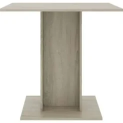 vidaXL - Eettafel - Bruin - Bewerkt hout