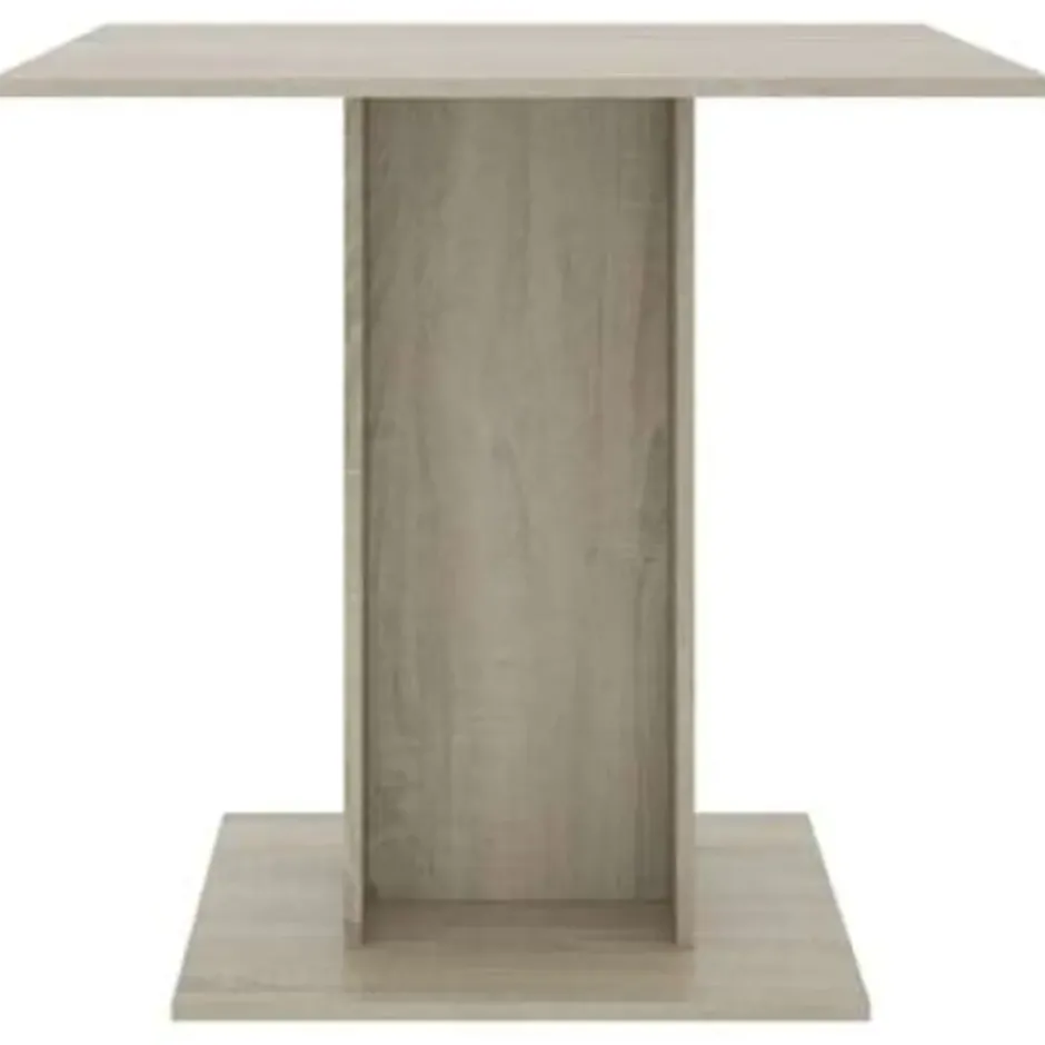 vidaXL - Eettafel - Bruin - Bewerkt hout