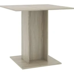 vidaXL - Eettafel - Bruin - Bewerkt hout