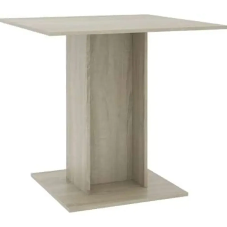 vidaXL - Eettafel - Bruin - Bewerkt hout
