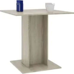 vidaXL - Eettafel - Bruin - Bewerkt hout