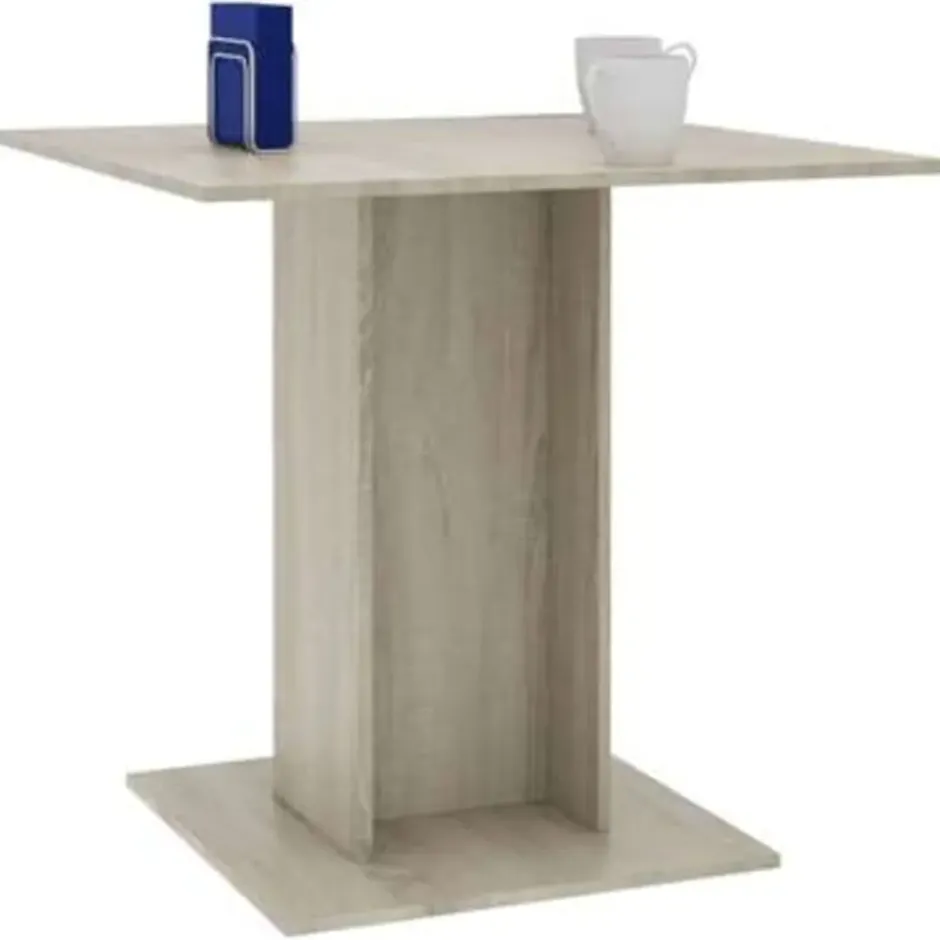 vidaXL - Eettafel - Bruin - Bewerkt hout