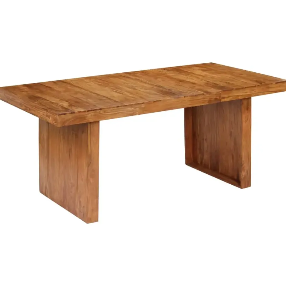 vidaXL - Eettafel - Bruin - Hout