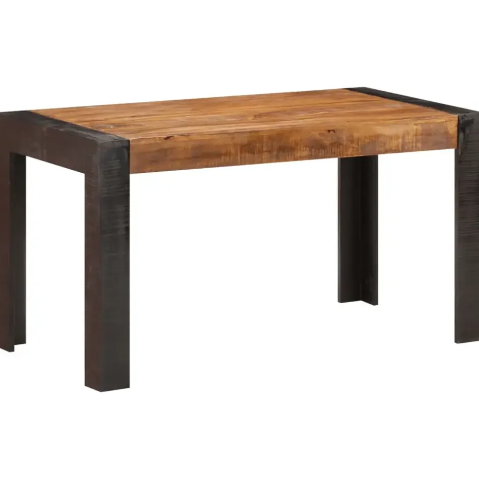 vidaXL - Eettafel - Bruin - Hout - 140 x 70 x 76 cm