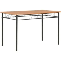 vidaXL - Eettafel - Bruin - MDF