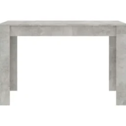 vidaXL - Eettafel - Grijs - Bewerkt hout