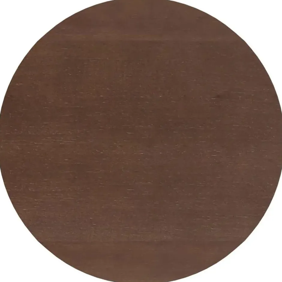 vidaXL Eettafel - Inklapbare tafel - Lichtbruin - Rubberhout - 90x90x55 cm
