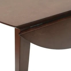 vidaXL Eettafel - Inklapbare tafel - Lichtbruin - Rubberhout - 90x90x55 cm