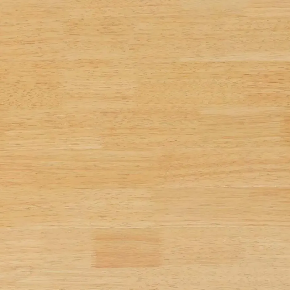 vidaXL Eettafel - Inklapbare tafel - Naturel en wit - Rubberhout - 90x90x55 cm